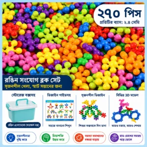 ২৭০ পিস কানেক্টিং টয় সেট